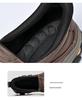 Men's Four Seasons Leather Slip-On Loafers: Thick Sole, Wear-Resistant, Casual Outdoor Shoes