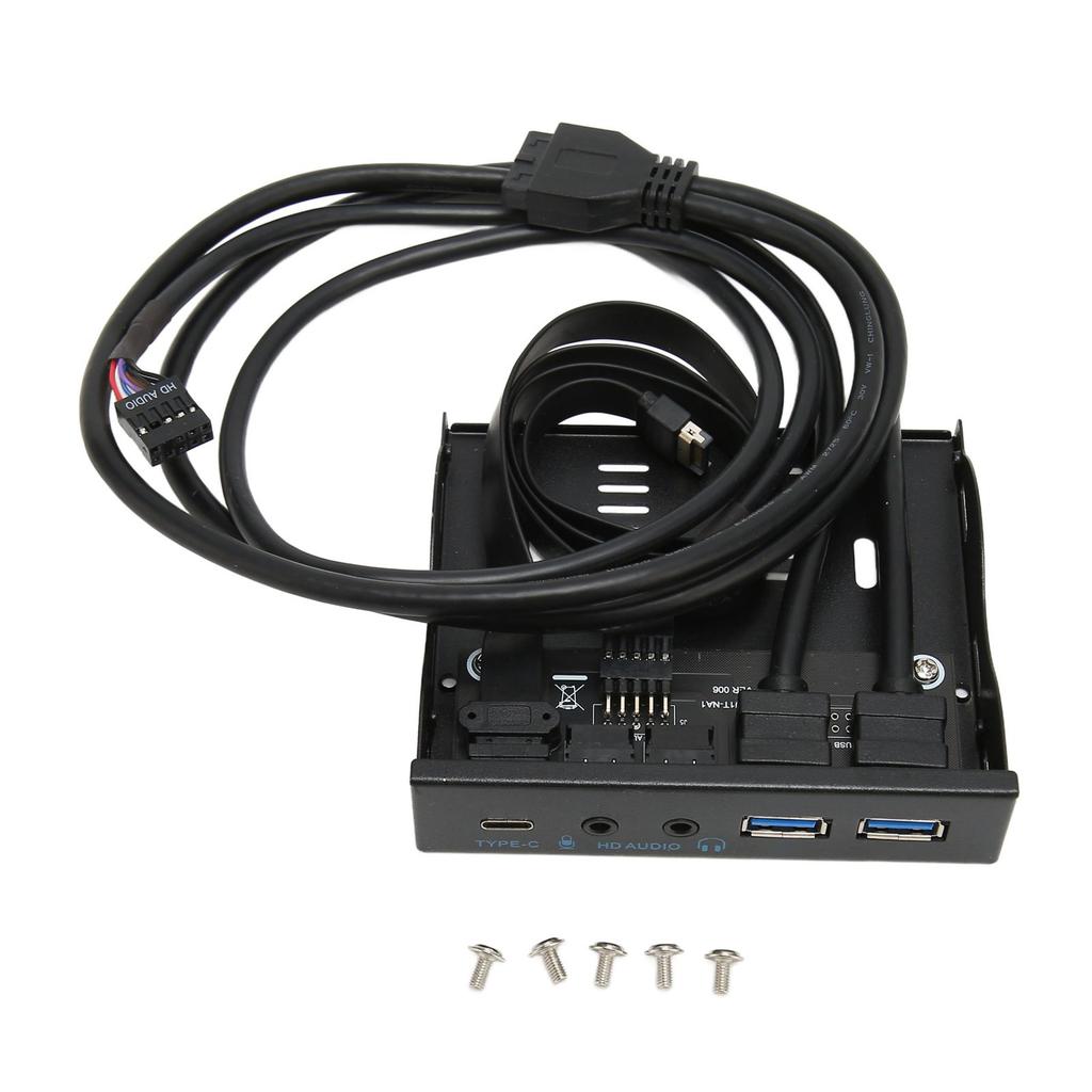 Front Panel USB 3.2 Hub 10Gbps Plug and Play Iron Shell Floppy Disk Reader for Win for Linux