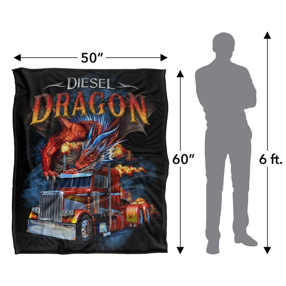 JQ Licensing Silky Dragon Supersoft Blanket