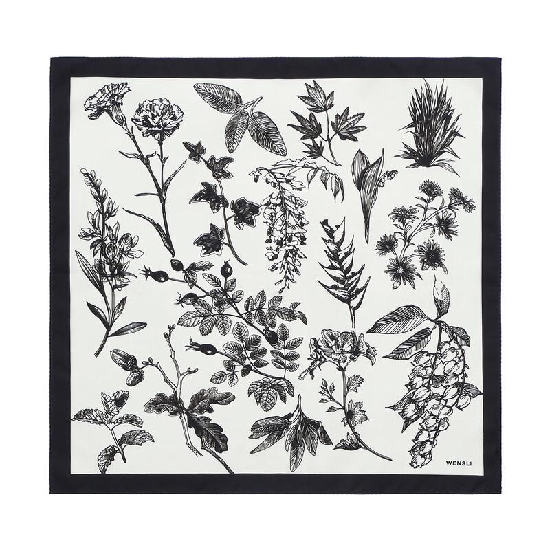 Wanshili 2025 Qilixiang Print Silk Scarf