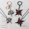 Fashionable Sturdy Alloy Necklace Keychain Inspire by Genshin Characters Decoration for Cosplay and Daily Wear