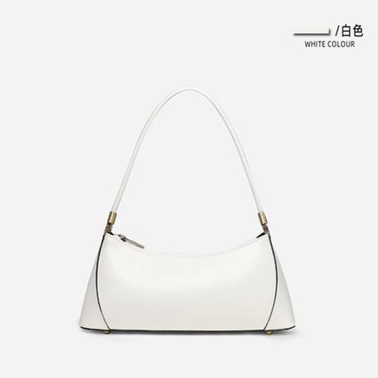 New women s shoulder bag, Korean style trendy versatile personalized handbag, baguette underarm bag, popular women s bag белый