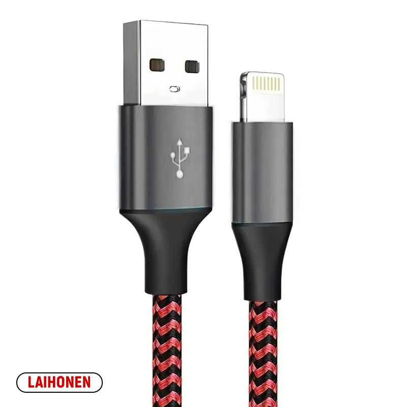 1M 2M 3M USB A To Lightning MFi Certified Cable For 14 13 12 11 X XR Pro Max Fast Charging Cable Charger Data Wire Cord