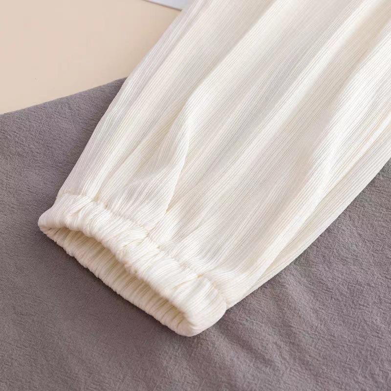 Girls' Mosquito Repellent Pants Thin Summer Clothes for Children Ice Silk Pants for Girls Long Pants for Summer