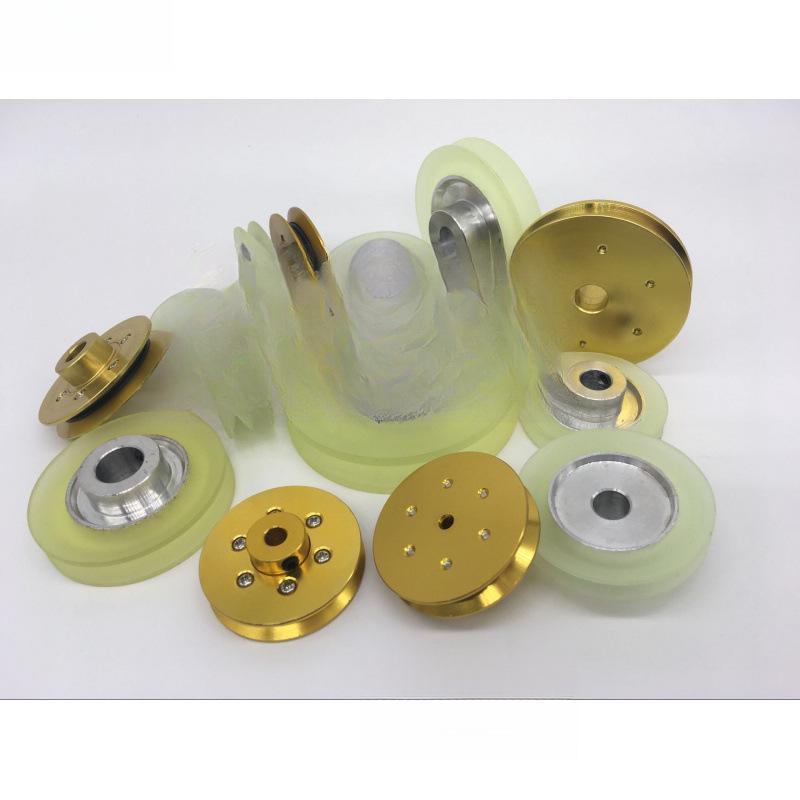 Winding Machine Tension & Guide Wheels with Magnetic Damper & Aluminum Design