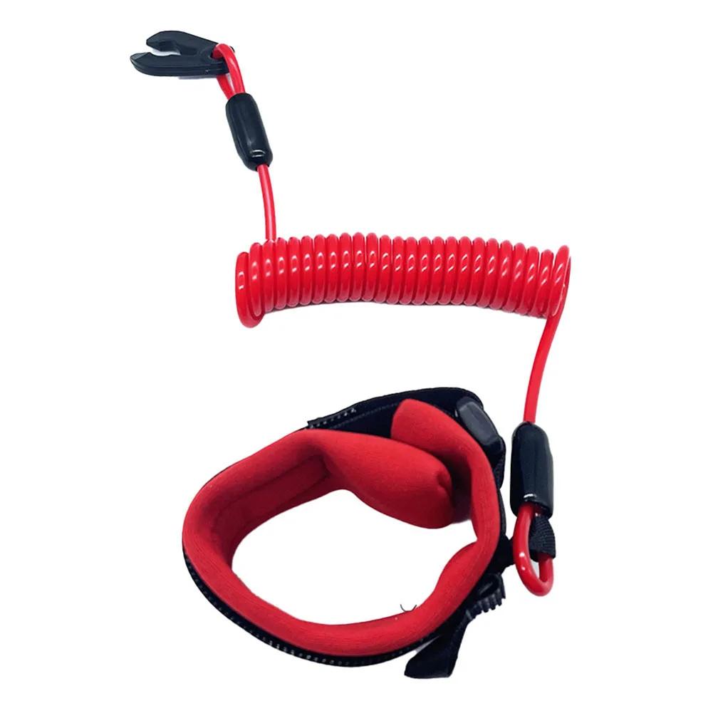 Outboard Engine Motor Scooter ATV Kill Stop Switch Safety Tether Cord Lanyard