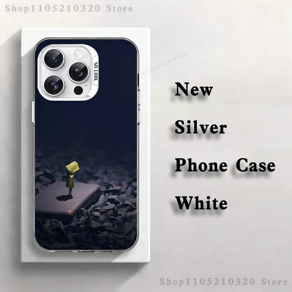 

Game L-Little N-Nightmar Phone Case For iPhone 17,16,15,14,13,12,11,Pro,Max,Plus,Mini,XS,SE Anti Fall White Matte Hard Bumper iPhone14Plus