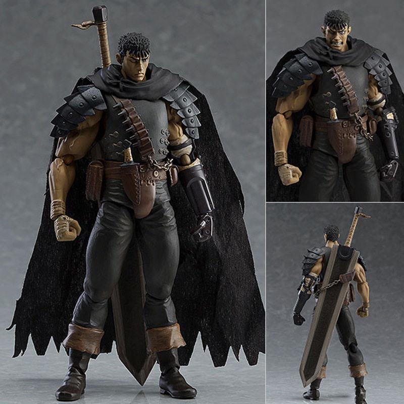 Figma 359 17cm Berserk Czarny Miecznikarz Guts Figurka Akcji Ruchome Stawy Anime Gra Kolekcjonerski Model Dla Fanów Anime Wystawa