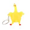 Squeeze Tricky Novelty Gadgets Halloween Gift Pranks Chickens Lay Eggs Keychain Funny Vent Toys