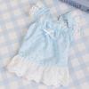 Spring and Summer Puppy Dog Clothes Eyes Butterfly Suspender Skirt Mori Dress Teddy Bigbear Cat Pet Clothes