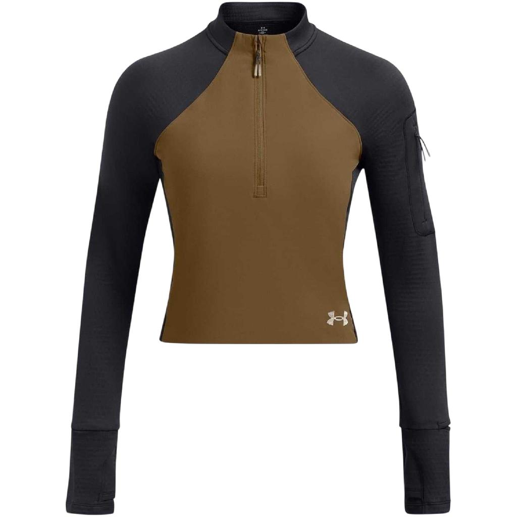 Under Armour Womens/Ladies Trail Run Half Zip Long-Sleeved Top