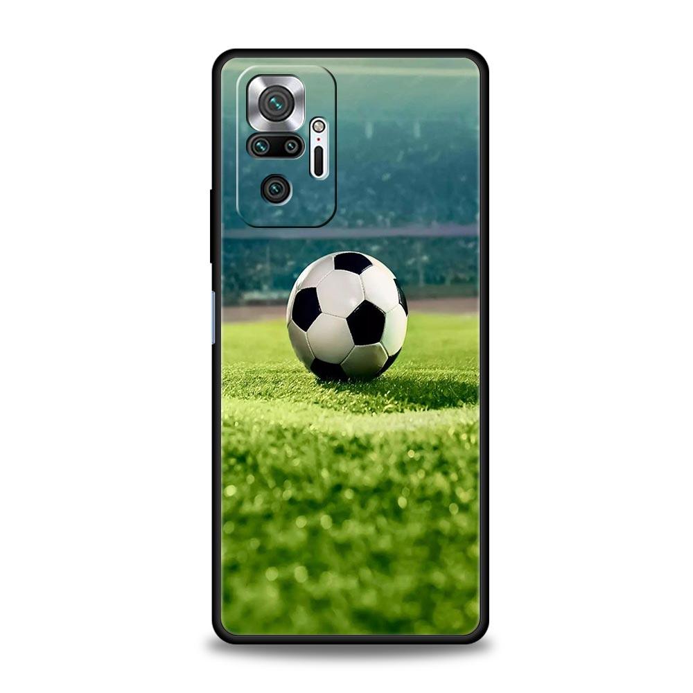 Handyhülle für Xiaomi Redmi Note 14 13 12 5G 9S 9 10 11 Pro Plus 4G 9T 14C 13C 12C 10C 9C 9A Hülle Fußball Leidenschaft Fußball