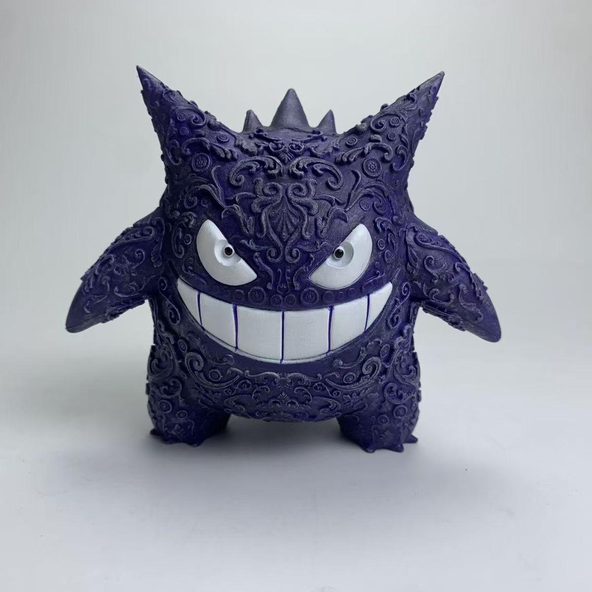 

11cm Anime Pokemon Figure Tattoo Gengar Cartoon Action Figure Vehicle-mounted Model Toy Statue Doll Decoraion Collectible Gift Gengar