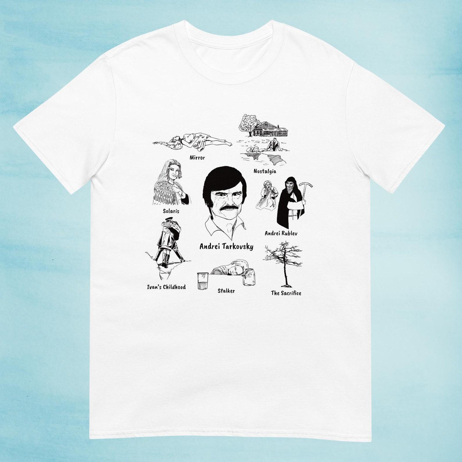 Andrei Tarkovsky T-Shirt Grey White XL