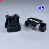 MOC Bricks 4cm Figure Body Wear Belt 27145 SWAT Educational Building Blocks Dolls DIY Toys For Kids Xmas Gifts