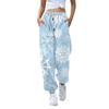 Women's Casual Fashion Christmas Printed Casual Sweatpants Elastic Waist Drawstring Pants