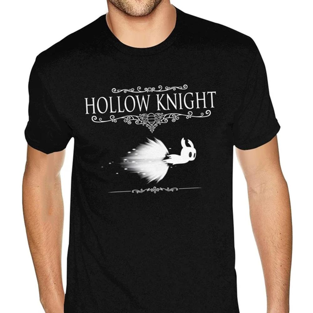 Hollow Knight Funny Game Classic Graphic TShirt Men Anime Graphic Tshirt HipHop Print Tee Breathable and Comfortable