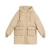 Loose Down Cotton-padded Clothes Women's Winter Coats Medium and Long Thick Cotton-padded Jackets New Hooded Cotton-padded Clothes Bread Clothes Thick