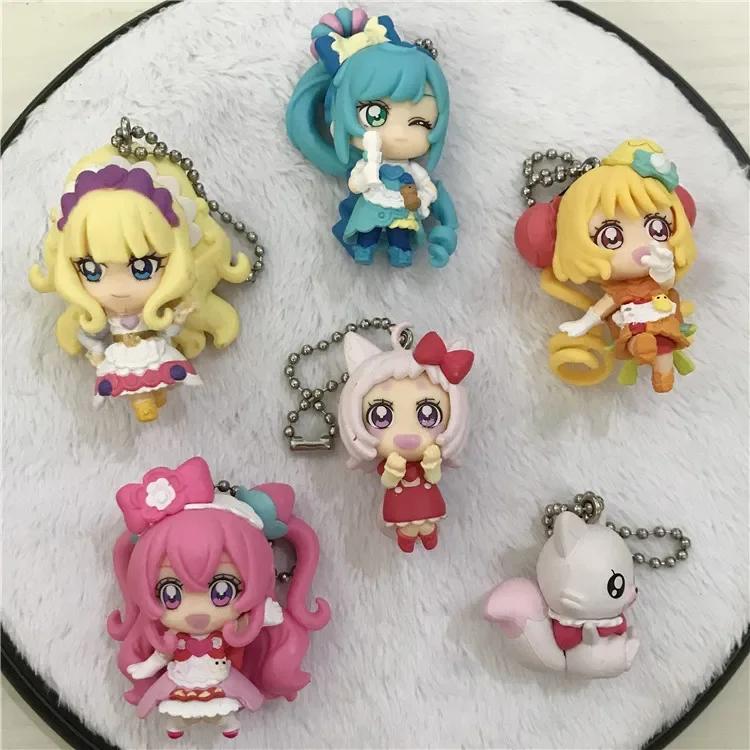 Bandai Capsule Toys Pretty Cure Tropical-Rouge Summer Angel Flamingo Cure Peace Blossom Happy Peach Figure Pendant No Box