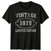Vintage 1970 Limited Edition Unisexs T Shirt 56th Birthday Gift