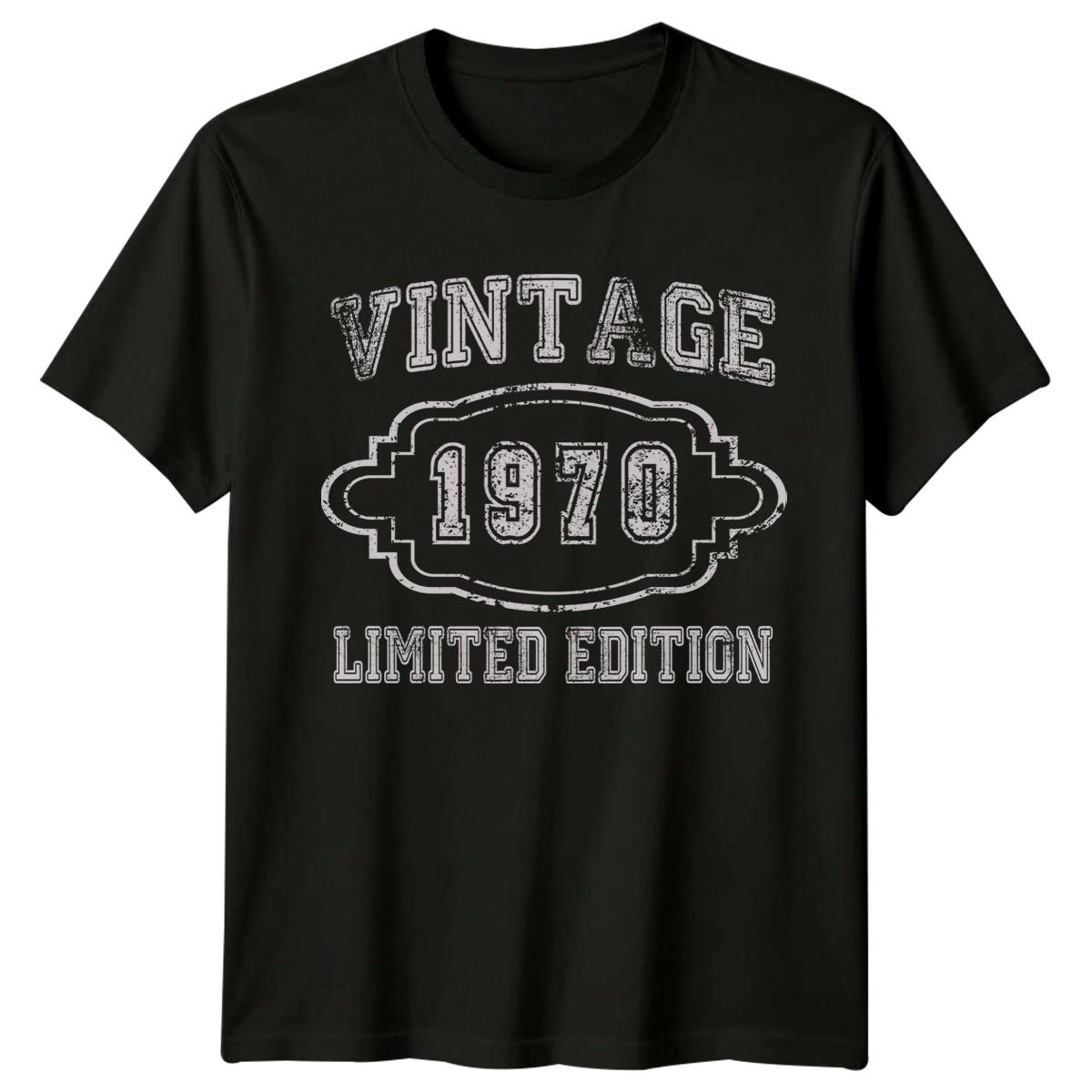 Vintage 1970 Limited Edition Mens T Shirt 56th Birthday Gift XXXL