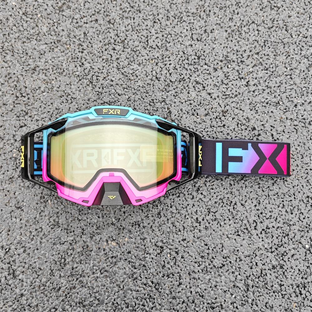 FXR Motorcycle Glasses Motocross Goggles MX Off-road Glasses Men Windproof ATV Cycling HD Mirrored Lens Cycling Moto Glasses