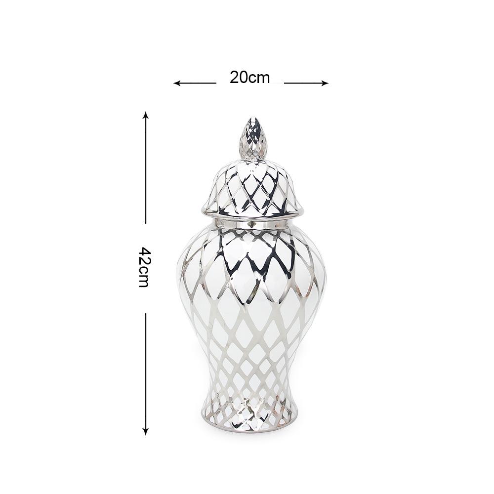 Large ceramic general jar home decoration vase ornaments porcelain vase tabletop decorations ceramic vase home decoration