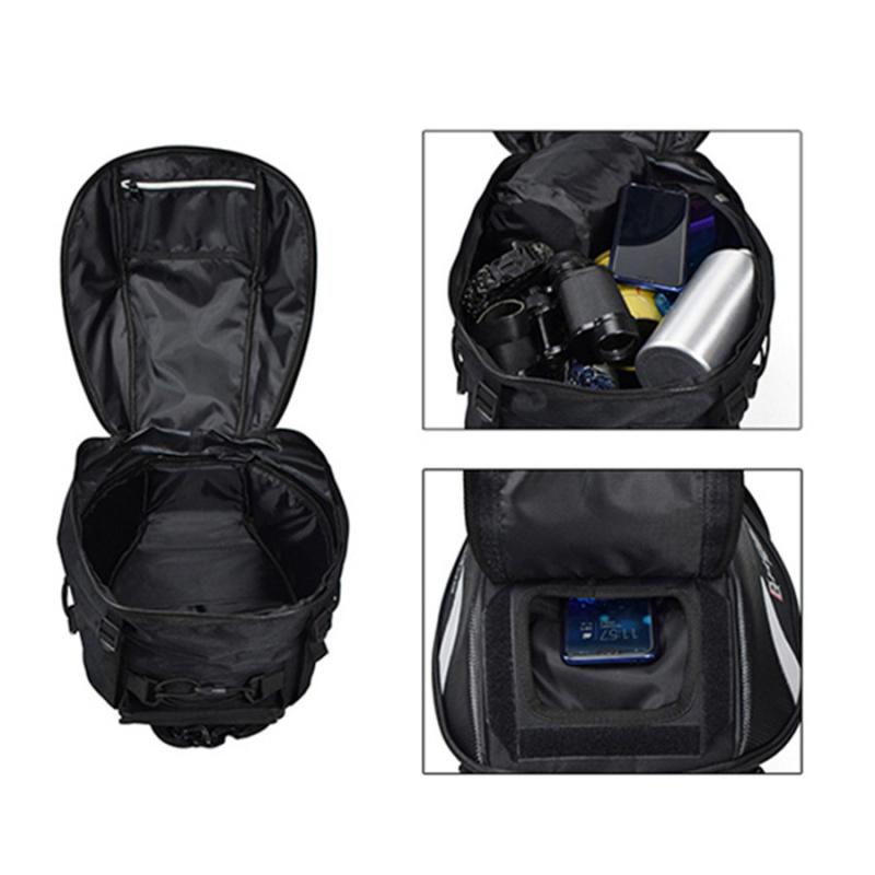 Motorcykel Cykel Baksäte Stor Kapacitet Hjälmväska Förvaring Ryggsäck Vattentät