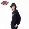 Dickies Graphic Letter Print Pullover Crewneck Sweatshirt Women sweatshirts Black DK010829BLK