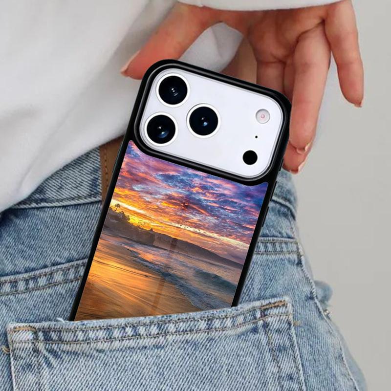 Beach Sea Sky Phone Case for iPhone 16e 15 14 13 12 17 Pro Max Plus Air 17pro Cover Coque