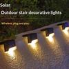 1/4 Pcs Led Solar Deck Light Outdoor Ip44 Waterproof Solar Power Garden Lamps For Railing Stairs Step Fence Yard Patio Pathway