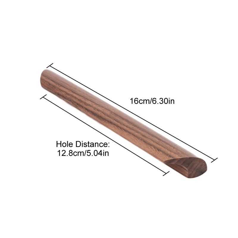 Wooden Cabinet Door Handle Drawer Pulls Nordic Solid Wood Furniture Handle Wardrobe Knob Kitchen Cupboard Furniture Hardware