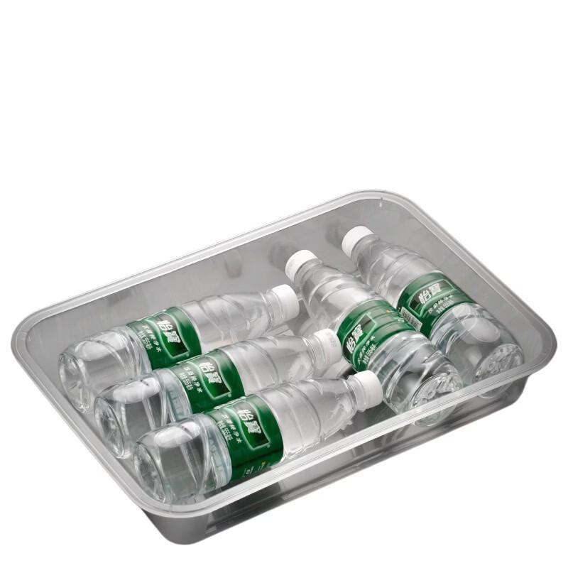 Rectangular Transparent Acrylic Serving Tray