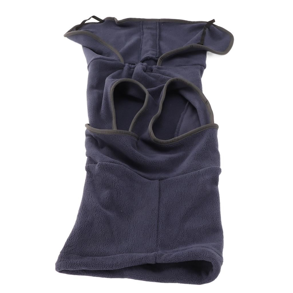 Hunde Winterjacke Warm Verdickend Hochelastisch Bequem Warmer Hundemantel für Kaltes Wetter Marineblau