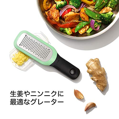 OXO Mini Ginger & Garlic Grater, Dishwasher and Dryer Safe, for Grating Ginger and Garlic
