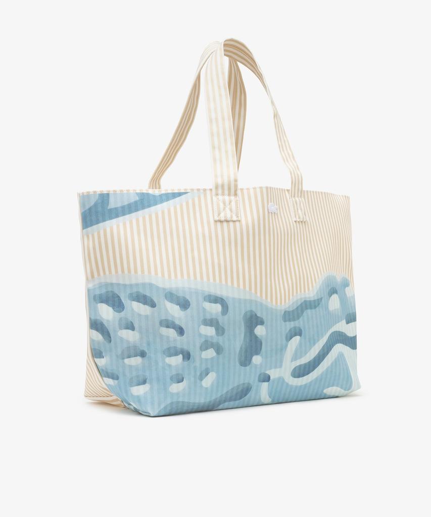 Lacoste Men'S Summer Pack Xl Top Zipper Cotton Tote Bag Nu5244P56G T45