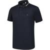 Golf Solid Color Polo Shirt With Sun Protection And Breathable Cool Feeling Men Tops Legendary-Blue A11M435143F-NV
