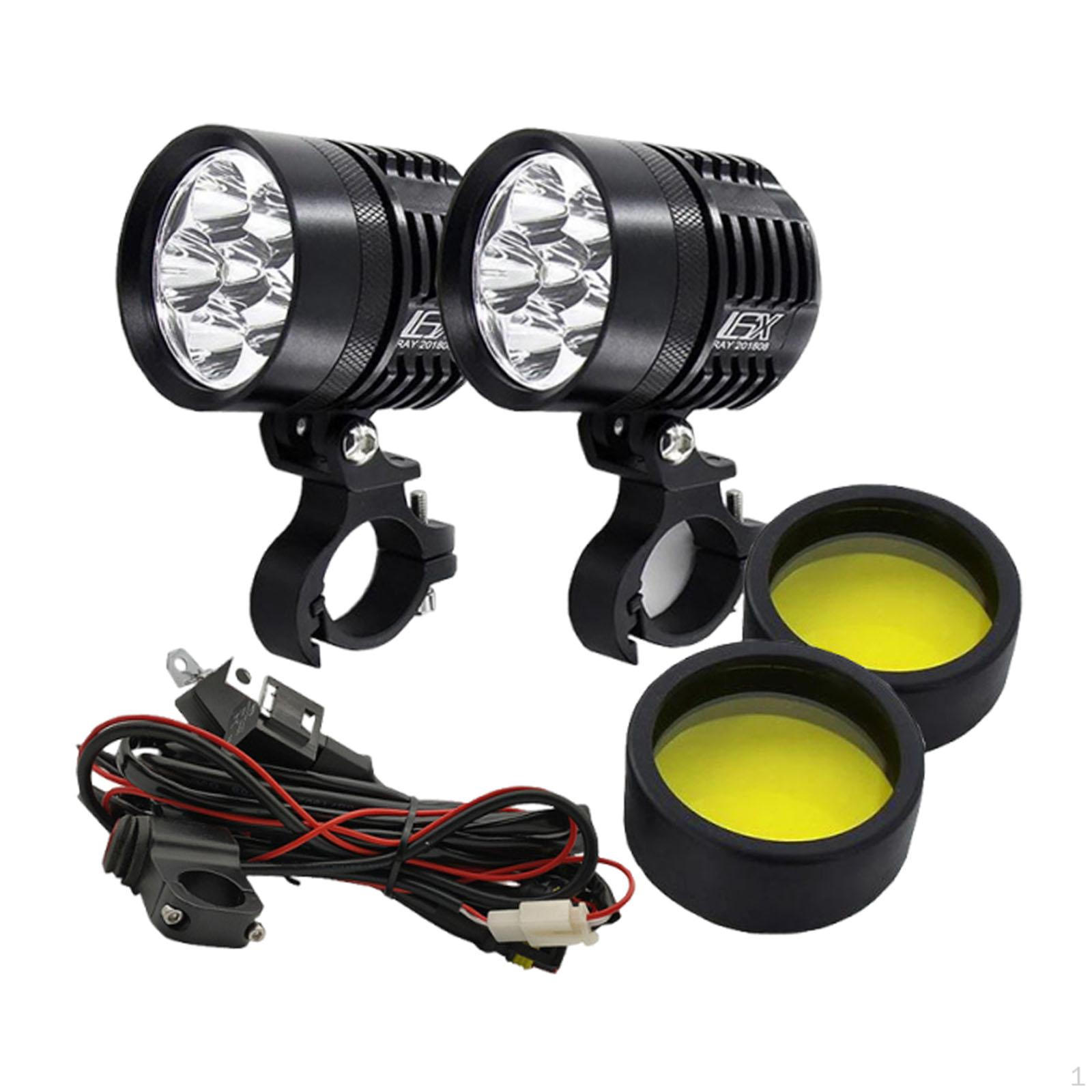 2x Motorcycle Motorbike Headlight Easy Installation Premium Direct Replaces Professional 12V L6x