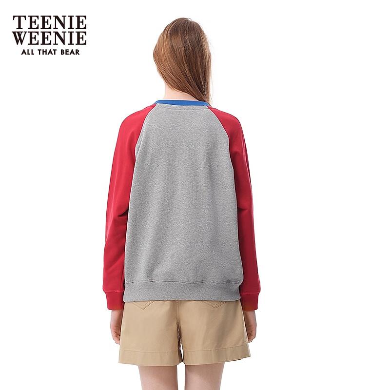 Teenie Weenie Women's American College Bear Raglan Sweatshirt