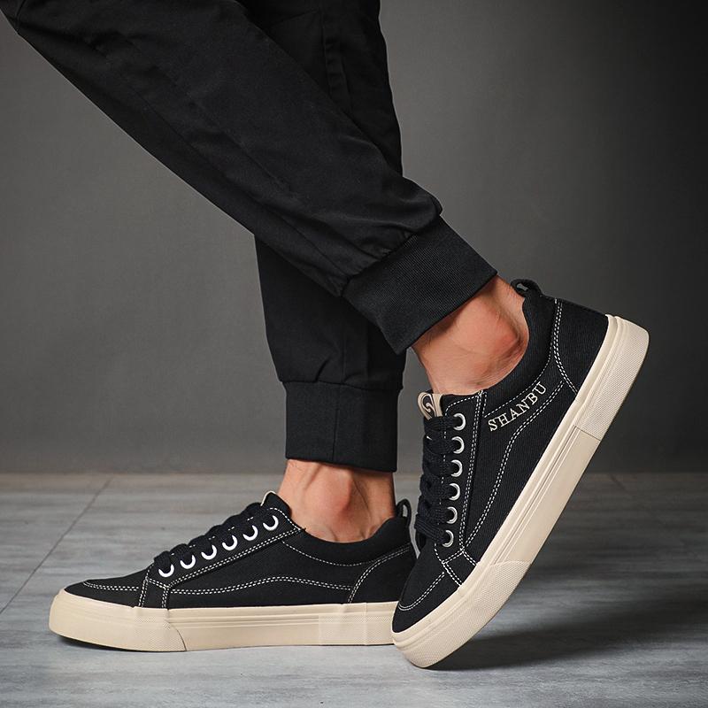 Fashion Men's Shoes Comfortable Canvas Shoes Breathable Loafers Men's Walking Sports Shoes Men's Trendy Casual Sports Shoes SS25855