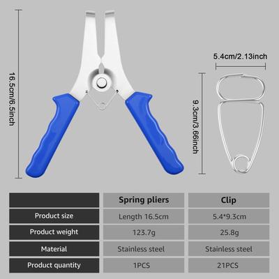 Miter Spring Pliers for Frame Molding Miter Spring Clamp Kit Picture Frames with Miter Clamps Steel Composite Miter Corner