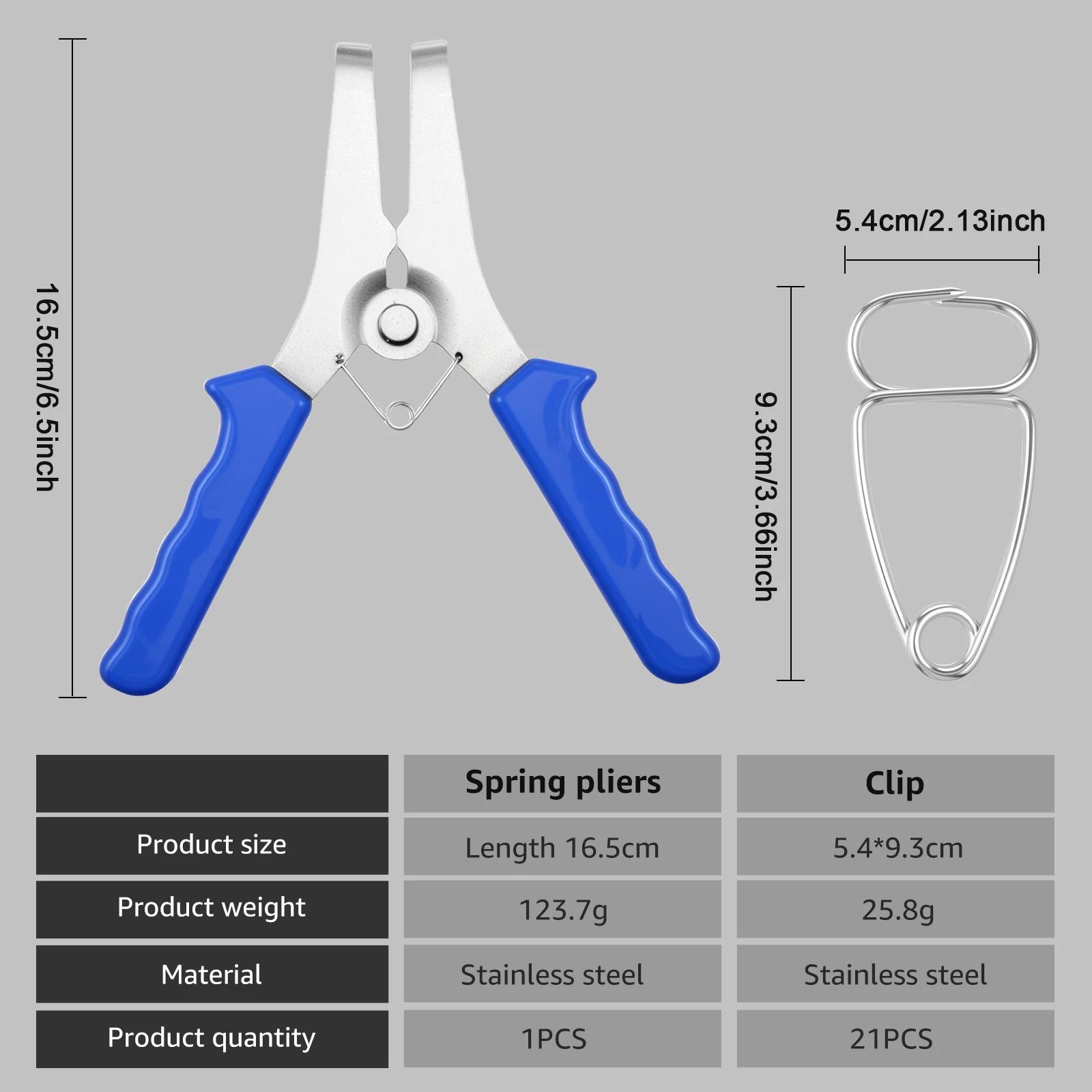 

Miter Spring Pliers for Frame Molding Miter Spring Clamp Kit Picture Frames with Miter Clamps Steel Composite Miter Corner Silver blue