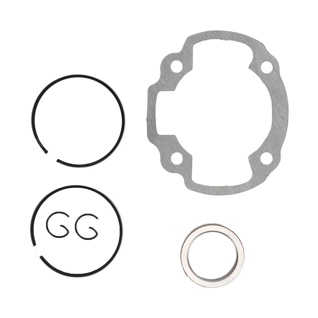 Qiilu High-Performance Cylinder Piston Kit for Dio50, ZX50, AF34, AF35 - 47mm Bore, 11-Piece Aluminum Alloy Set