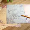 10pcs Vintage Letter Pads  for Envelope Postcards Letter Paper Message Notes Paper Sheets Korean Stationery Office Supplies