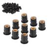 100PCS Well Nut M6x0.8mm Rubber Modification for Motorcycle ATV Windscreens Body
