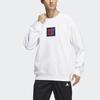 Adidas x Transformers Limited Edition Tiger Year Graphic Print Crew Neck Sweatshirt Men Tops White HM7450