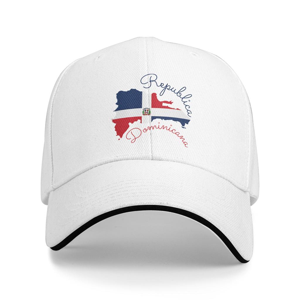 Fashion DR Dominican Republic Golf Hat for Unisex Women Headwear Formal Golf Adjustable Sun Hats