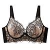 Soft Steel Rim Light Rabbit Ear Inner Cup Lace Mesh Upper Support Anti-sagging Bra