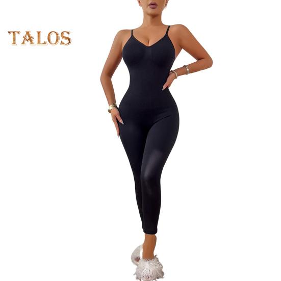 

Корректирующее белье Комбинезоны для женщин Без рукавов Боди с утягивающим эффектом и высокой талией Компрессионный комбинезон для всего тела S чёрный