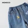 MOMOCO Garlic Bear Series Girls' Denim Jeans